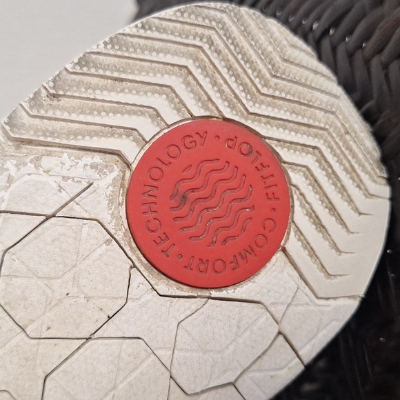 FitFlop Womens Marbleknit Black/White Walking Shoes Size 8 Medium (B, M) - Picture 11 of 12